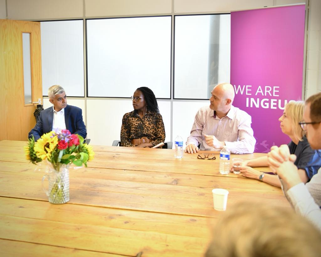 Mayor of London, Sadiq Khan, at No Wrong Door launch