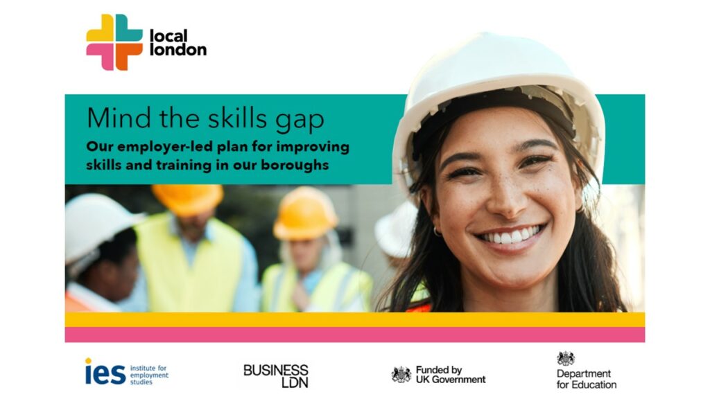 Cover of Mind the Skills Gap our employer-led local skills improvement plan